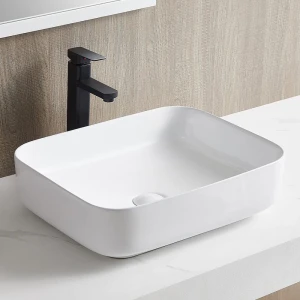 Lavoar aplicat nomi memoria 500x390x140 dreptunghiular alb mat