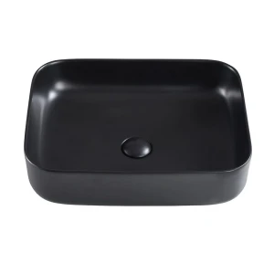 Lavoar aplicat nomi memoria 500x390x140 dreptunghiular matte black Thumbnail 5