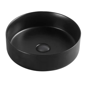 Lavoar aplicat nomi centro 355x355x120 rotund matte black Thumbnail 5