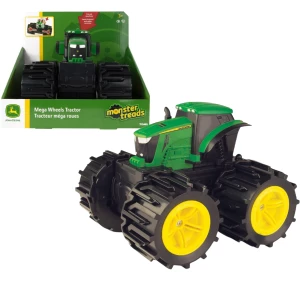 Трактор с большими колесами john deere