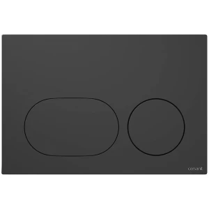 Butonul de scurgere cersanit dueto plastic negru mat