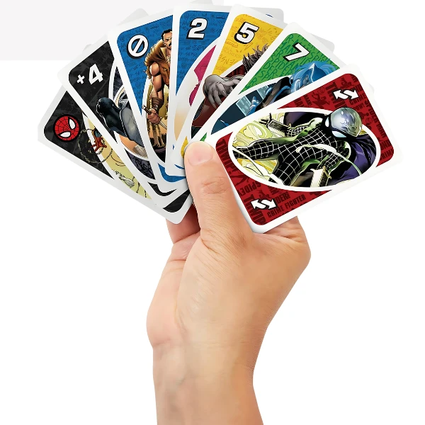 Карточная игра uno "человек-паук" 2