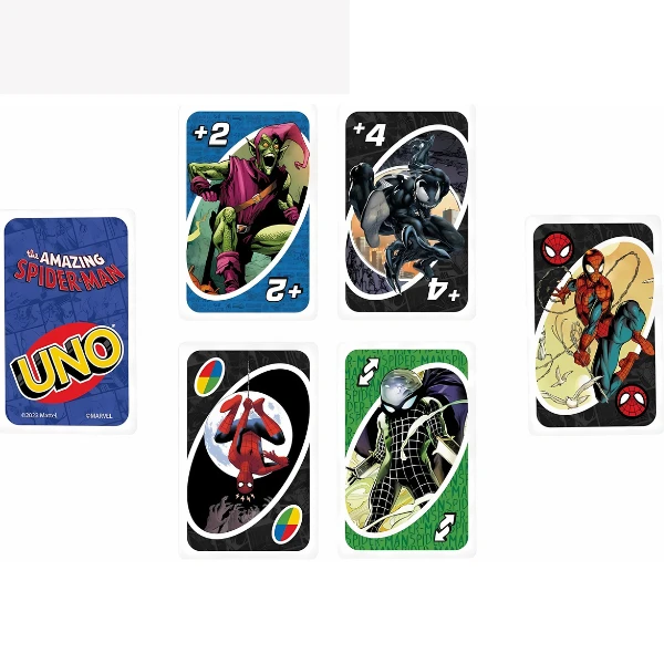 Карточная игра uno "человек-паук" 3