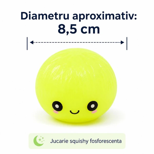 Jucărie antistres 'flippy squishy: dumpling" luminează în întuneric, 8.5 × 8.5 × 8.5 cm 6
