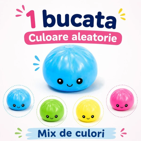 Jucărie antistres 'flippy squishy: dumpling" luminează în întuneric, 8.5 × 8.5 × 8.5 cm 5