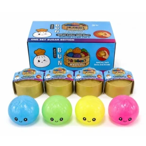 Jucărie antistres 'flippy squishy: dumpling" luminează în întuneric, 8.5 × 8.5 × 8.5 cm