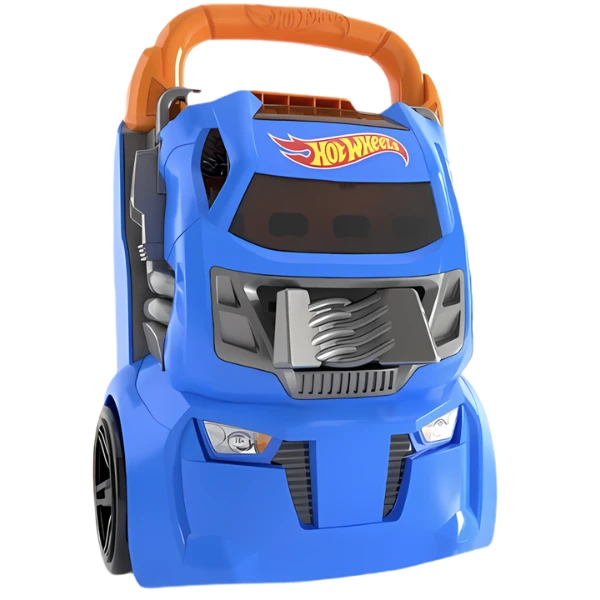 Портативный трек-контейнер с 4 параллельными дорожками hot wheels 2