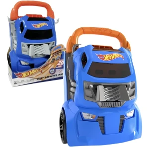 Портативный трек-контейнер с 4 параллельными дорожками hot wheels