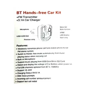 Fm-модулятор mp3 transmitter bt36 w/bluetooth nc-15-cm003 Thumbnail 3