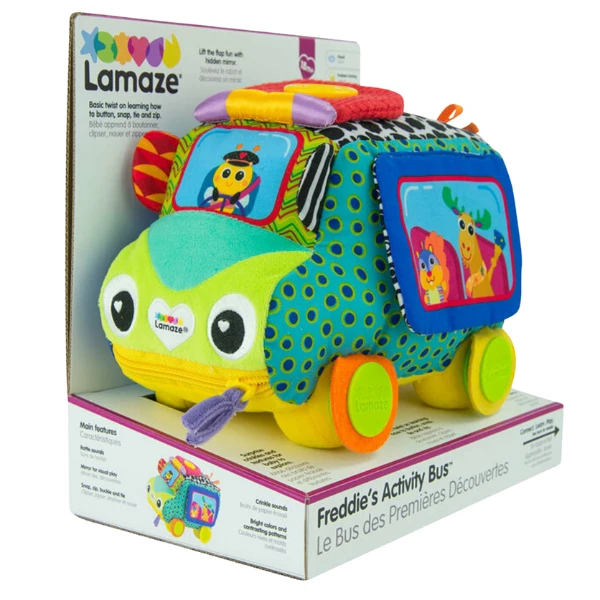 Jucăria educativă din pluș ”autobuzul freddie" 3