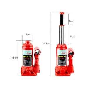 Cric 6-t tip butelie 2- cu tije (165-375mm) nc-01-db0706 / cric de ridicare