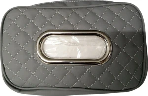 Cutie cu pentru (gri) (nc-07-tb001) / cutie de șervețele cu velcro (gri)
