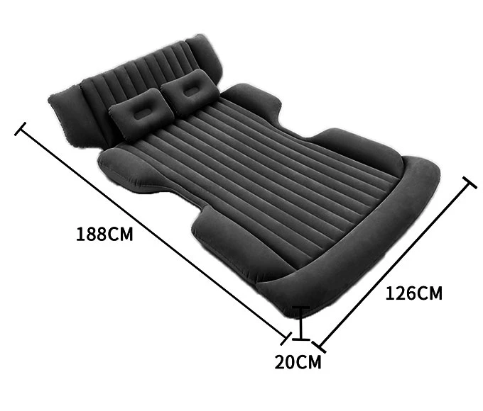 Saltea gonflabilă pentru automobil nc-07-cam004 (188x126x20) cu / saltea gonflabilă pentru mașini cu pompă electrică 4