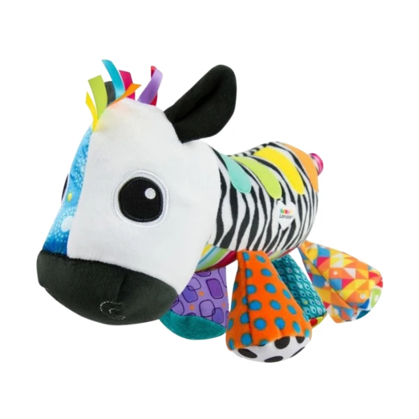 Jucăria muzicală educativă din pluș "zebra pianistă" 2