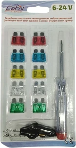 + siguranțe fuzibile nc-02-cf002s / tester de siguranta auto+sigurante
