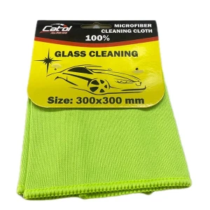 Тряпка для авто-стёкол микрофибра 30*30 green (nc-06-ct002)