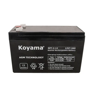Аккумулятор koyama agm np7.2-12 12v для сигнализаций
