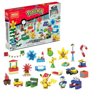 Calendar advent pokémon pe 24 zile cu set de construcție Thumbnail 1