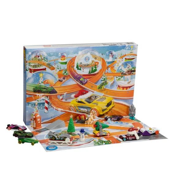 Календарь-адвент hot wheels 2024 2
