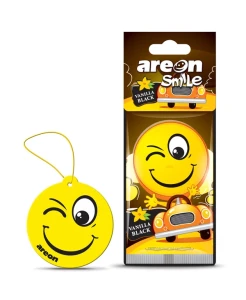Odorizant. areon smile dry 1 buc... uscat. (vanilla black) / preparat pentru parfum. auto
