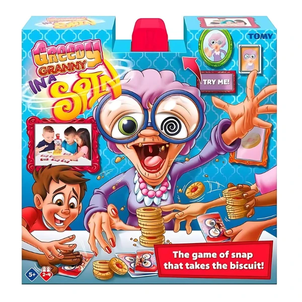 Настольная игра -  рулетка жадной бабушки, tomy 3