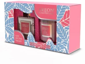 Odorizant. set areon home perfume sticks 150ml + lumânare (lily of the valley) / preparat pentru parfum. încăperi