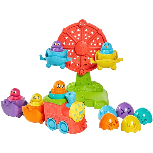 Игрушка 2 в 1 tomy "поезд с сюрпризными яйцами" 2