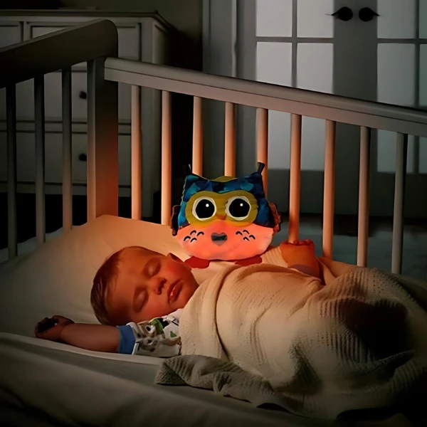 Светящаяся интерактивная сова, lamaze, tomy 5
