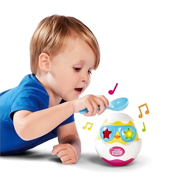Интерактивная игрушка – музыкальный цыпленок, tomy 5