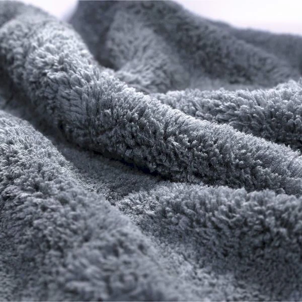 Maxshine 10104040g microfiber wax removal towel - 16"x16" / 40x40cm (grey 600gsm)(3 buc..) / prosop din microfibră pentru finisarea polishului 3