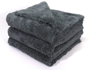 Maxshine 10104040g полотенце из микрофибры для располировки 3 шт. - 16"x16"/40x40cm  (серый 600г/м²)