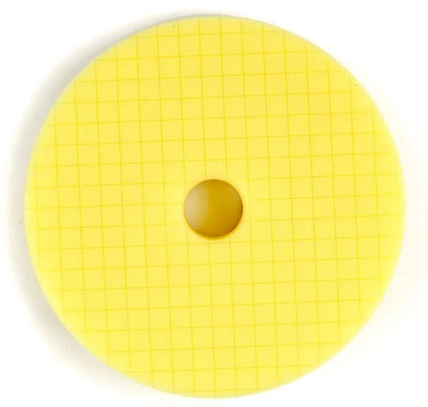 Maxshine 2002160yw cross cut foam pad - yellow polishing - 6 inch / galben disc de polish cu duritate medie 150mm 3