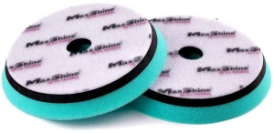 Maxshine 2071148gw зеленый жесткий полировальный круг с низким профилем - rubber backed 5 inch