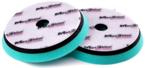 Maxshine 2071170gw зеленый жесткий полировальный круг с низким профилем - rubber backed 6 inch