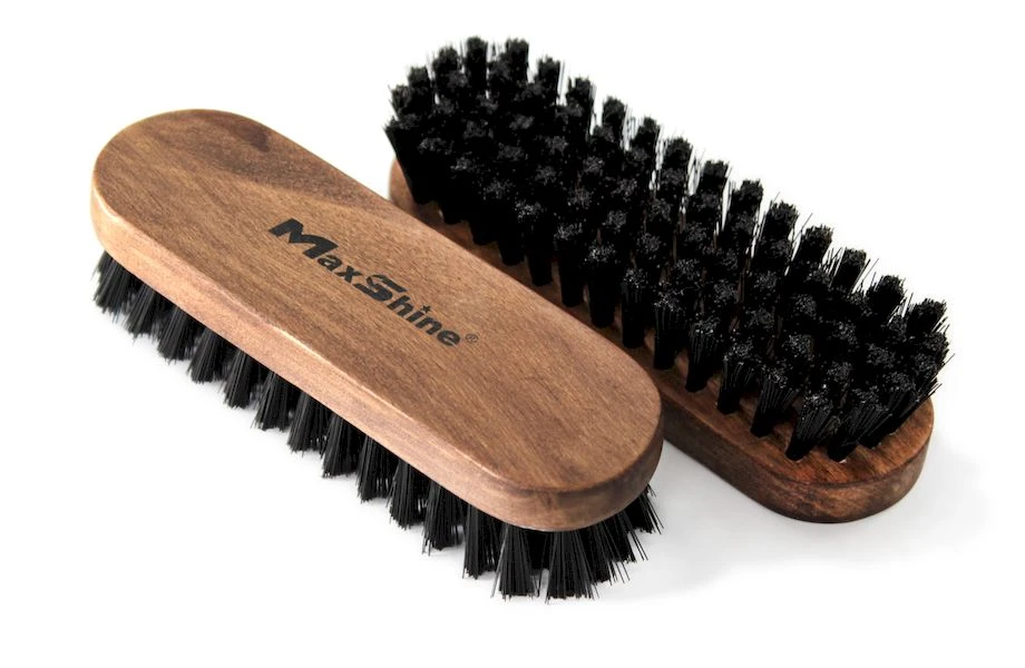 Maxshine 7011007 leather and alcantara cleaning brush - compact size / perie pentru curățarea pielii și alcantara 3