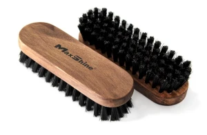 Maxshine 7011007 leather and alcantara cleaning brush - compact size / perie pentru curățarea pielii și alcantara Thumbnail 3