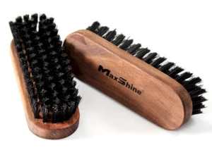Maxshine 7011007 leather and alcantara cleaning brush - compact size / perie pentru curățarea pielii și alcantara Thumbnail 2