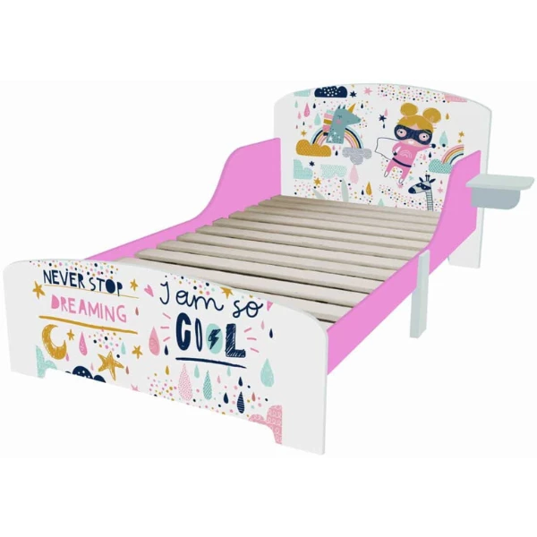 Кровать junior super girl u-grow, розовая 2