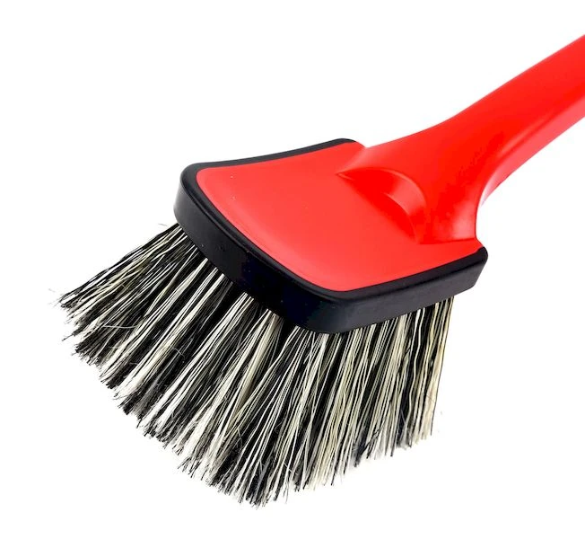 Maxshine 7011033 soft grip tire & wheel cleaning brush, long handle / perie cauciucată cu mâner lung și peri de duritate medie 3
