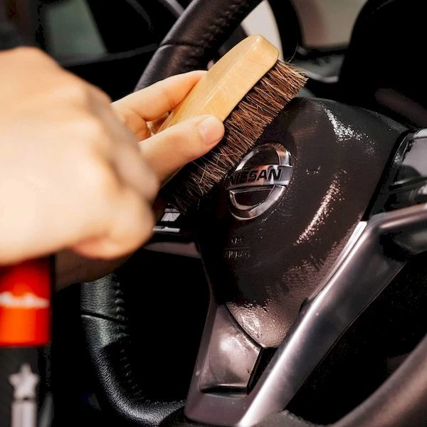 Maxshine 7012003 ergonomic interior detailing brush / perie ergonomică pentru curățarea pielii și textilelor 2