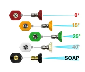 Maxshine 701202 pressure washer nozzles / set de duze pentru spălare sub presiune 5 buc Thumbnail 2