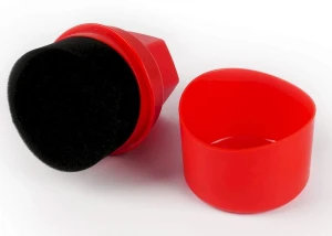 Maxshine 9011021 foam waxing applicator / aplicator pentru anvelope cu mâner și capac din plastic Thumbnail 2