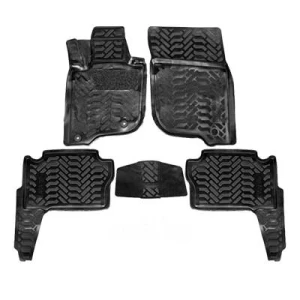 61029 mitsubishi pajero sport (2015-) habitaclu (3d cu cu protecție pentru călcâi) (elemente de fixare)covorașe din cauciuc / covorașe din cauciuc
