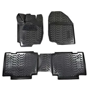 61993 toyota rav4 (xa50) (2019-) habitaclu (3d cu cu protecție pentru călcâi) (elemente de fixare1)covorașe din cauciuc / covorașe din cauciuc