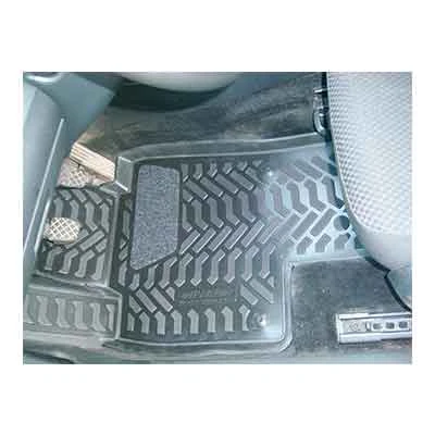 62063 vw passat (b6) (2005-2010) habitaclu (3d cu cu protecție pentru călcâi) (elemente de fixare) covorașe din cauciuc / covorașe din cauciuc 3