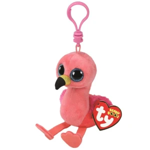 Брелочек - розовое фламинго gilda 12 см (beanie boos clip)