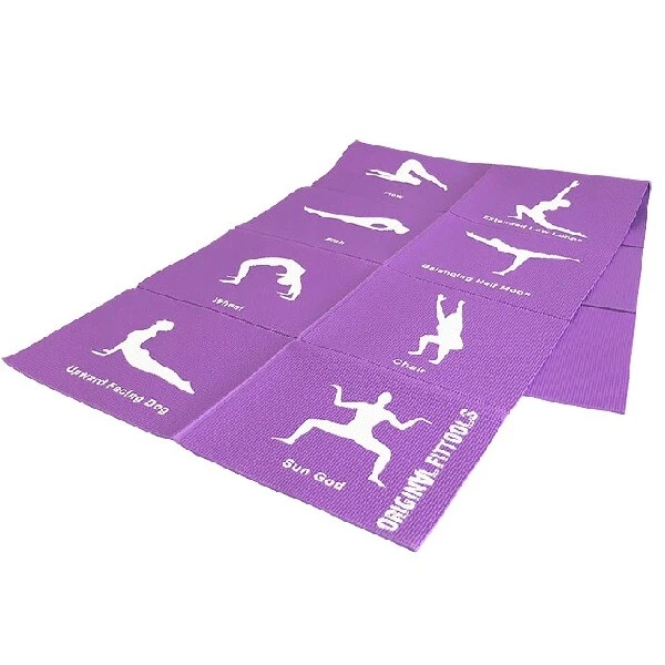 Covoraș pilates pliabil 6 mm. 60*170 cm, în geantă 4