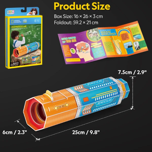 3d puzzle "monocular", 14 elemente 8