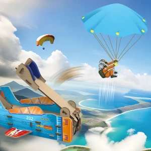 3d puzzle "lansator parașută" Thumbnail 5