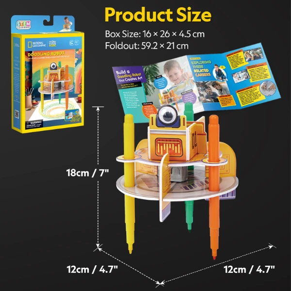 3d puzzle "robot de desenat" 7